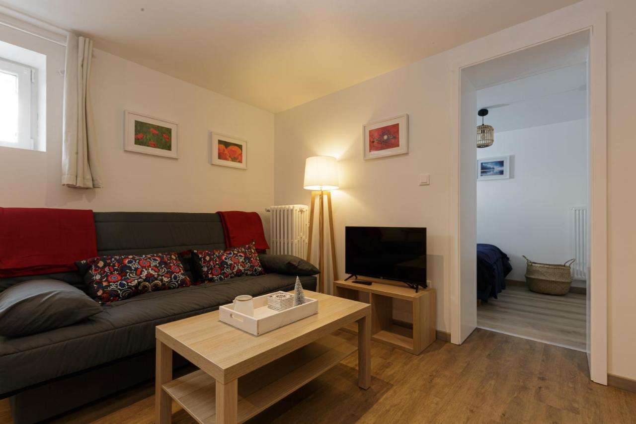Les Coquelicots, Calme, Jardin Apartment กอลมาร์ ภายนอก รูปภาพ
